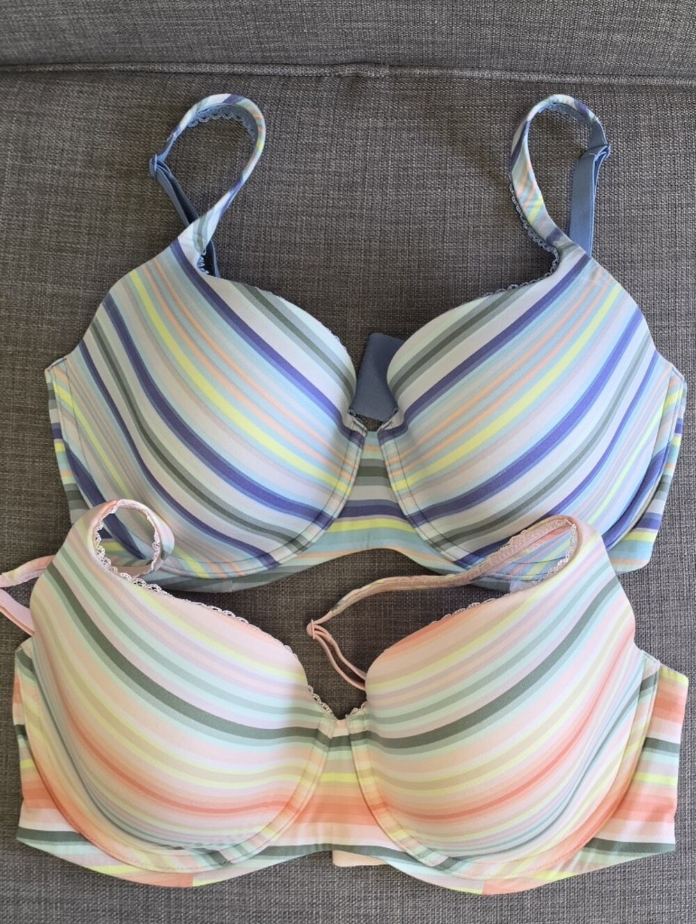 Victorias Secret Body By Victoria Pink And Blue Set Of 2 34DDD